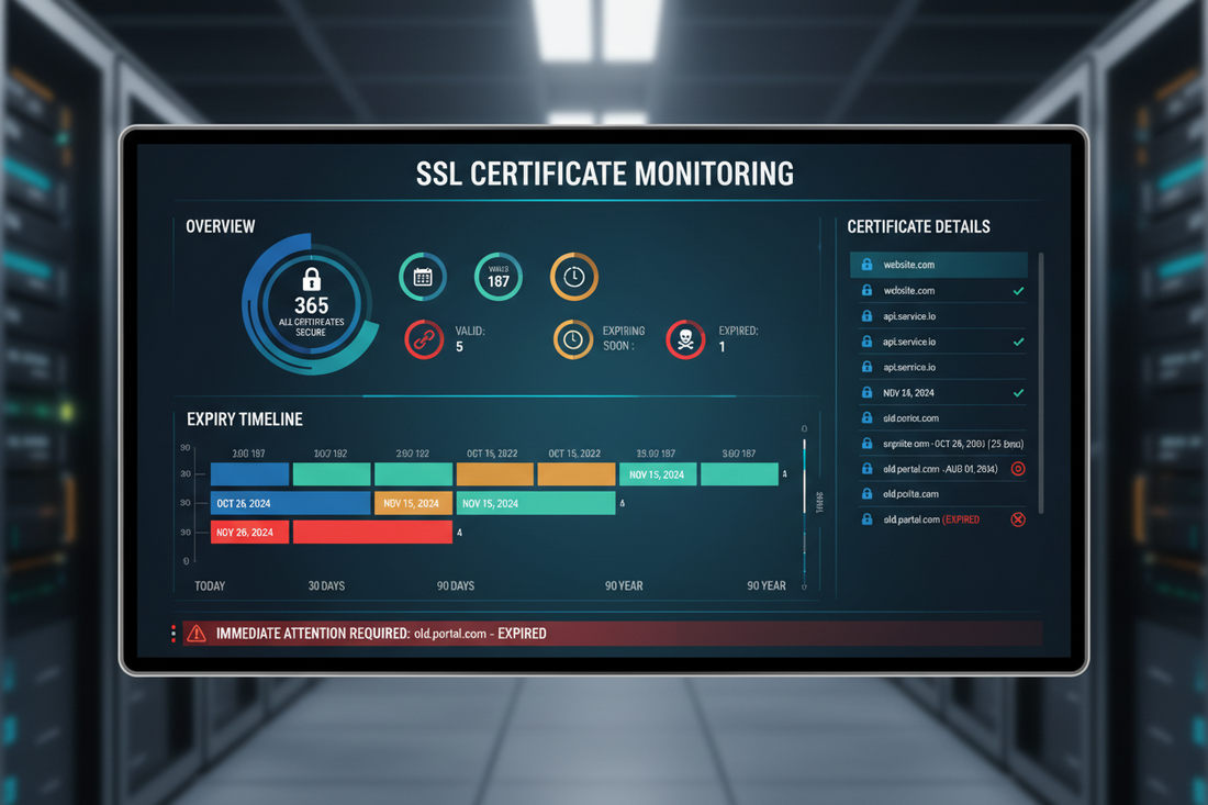 Trustico® Monitoring : Automatic SSL Certificate Expiration Protection